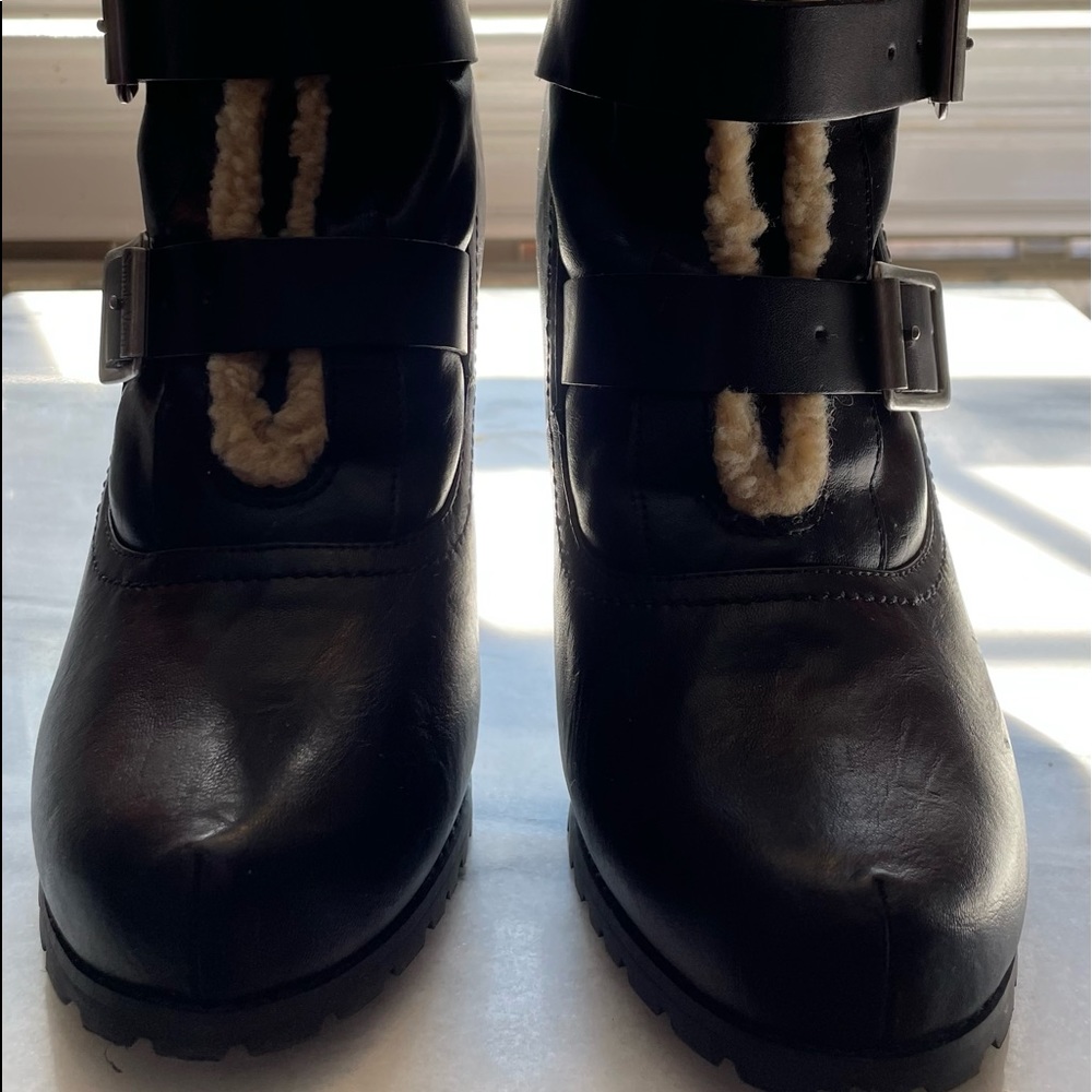 Vera Wang Warm Heel Ankle Booties